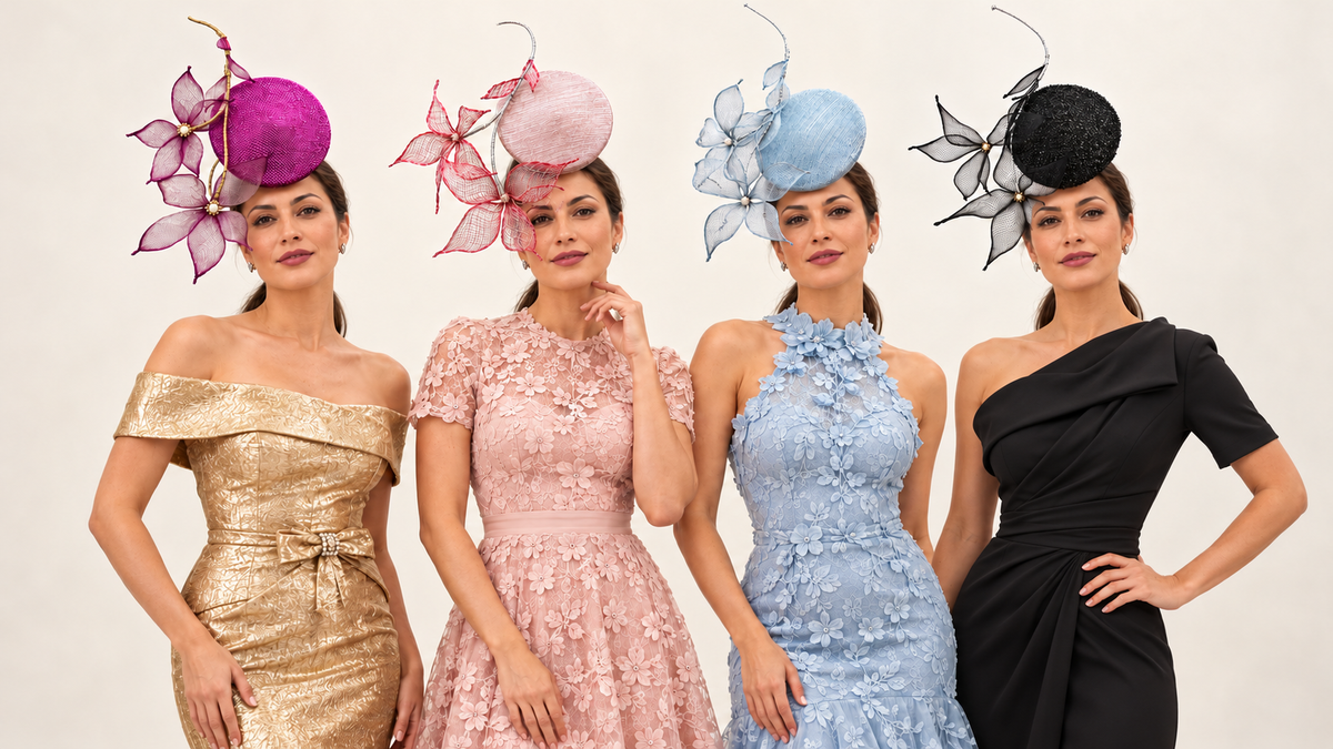 Le Jardin d’Avril black floral percher fascinator by Rachel Sañado, view 3