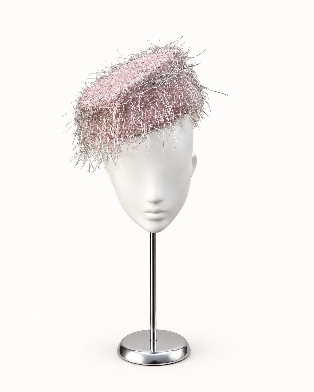 Frange di Luce Blush Silver front studio view
