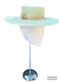 L’Orbite de Val mint wide-brim hat