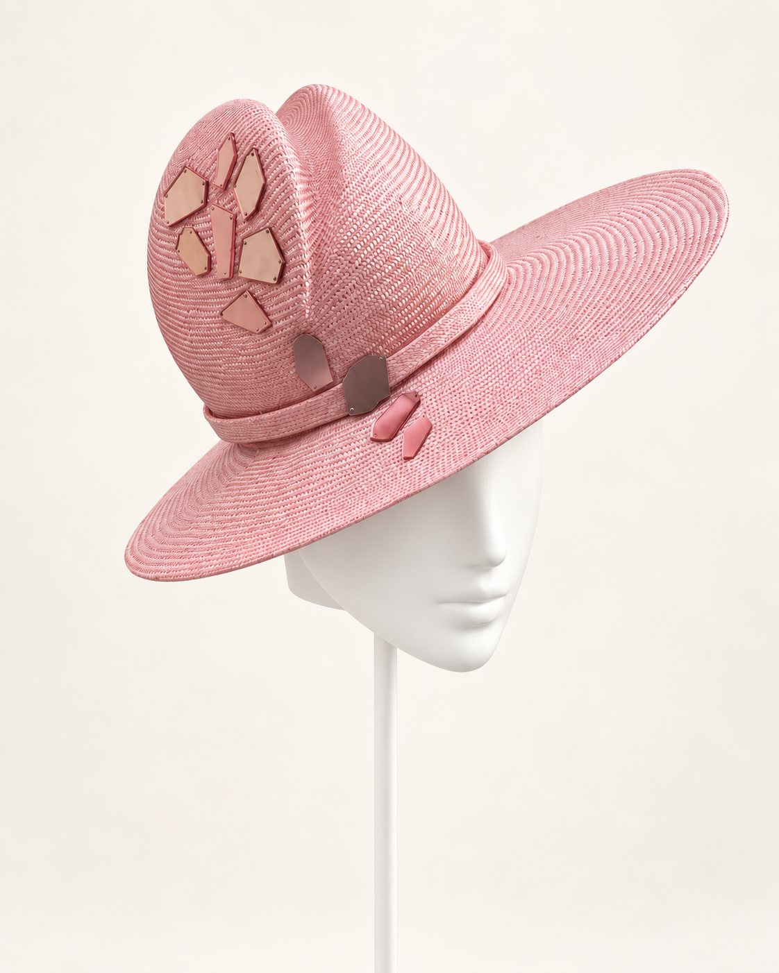 Riflessi di Positano — Rosa — white mannequin and white stand